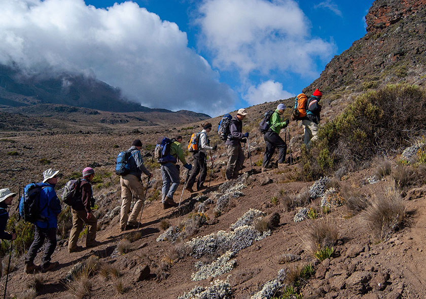 Mountain climbing